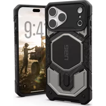 UAG Urban Armor Gear Monarch Pro funda MagSafe para Apple iPhone 18 Pro Max/17 Pro Max – titanio 114568113636