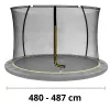 LEAN SPORT red interior para trampolín Sport Max 16ft rosa