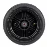 LEAN CARS Rueda de repuesto para Lamborghini A8803 XXL coche montable a batería - neumáticos de goma con aire, negro