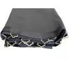 Lona de trampolín de repuesto LEAN SPORT 6806 12ft, 72 anillas en V, tejido PP resistente a los rayos UV, negro