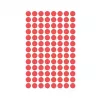 AVERY Zweckform puntos adhesivos 8 mm rojo (pack de 1008)