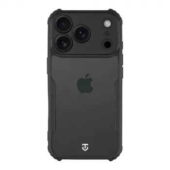 Tactical Back Cover Quantum Stealth iPhone 18 Pro transparente/negro