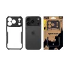 Tactical Back Cover Quantum Stealth iPhone 18 Pro transparente/negro