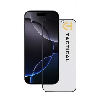 Tactical Glass Shield Privacy Stealth 5D Protector de pantalla para iPhone 18 Pro Max Negro