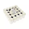 PAPSTAR Velas de té, blanco, 100 unidades (13302)