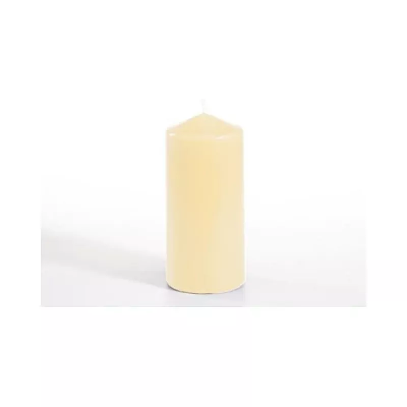 PAPSTAR Vela cilíndrica 13 cm Crema