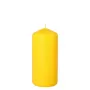 PAPSTAR vela cilíndrica, Ø 60 x 130 mm, duración aprox. 30 h, amarillo dorado (13589)