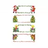 AVERY Zweckform Pegatinas navideñas, dedicatoria, multicolor, papel (52362)
