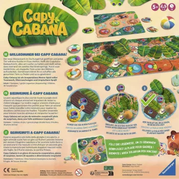 Ravensburger Capy Cabana puzzle 3D (108 piezas)