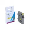 G&G 14976 Cinta de rotulación compatible 9 mm x 8 m amarillo/negro para Brother TZe-621