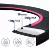 LEAN SPORT cubierta de resortes para trampolín Sport Max 10ft negro-rosa