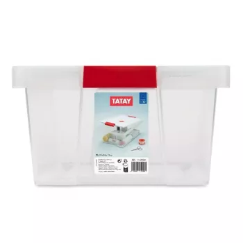 TATAY dispensador de bebidas de cristal 7L con soporte de metal