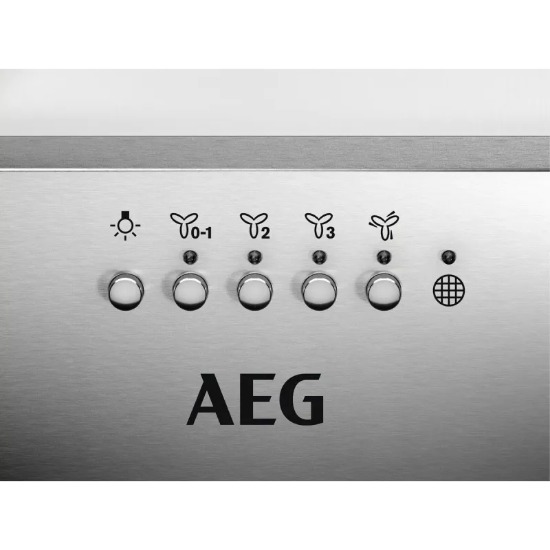 AEG DGE5661HM campana extractora integrada 55 cm acero inoxidable