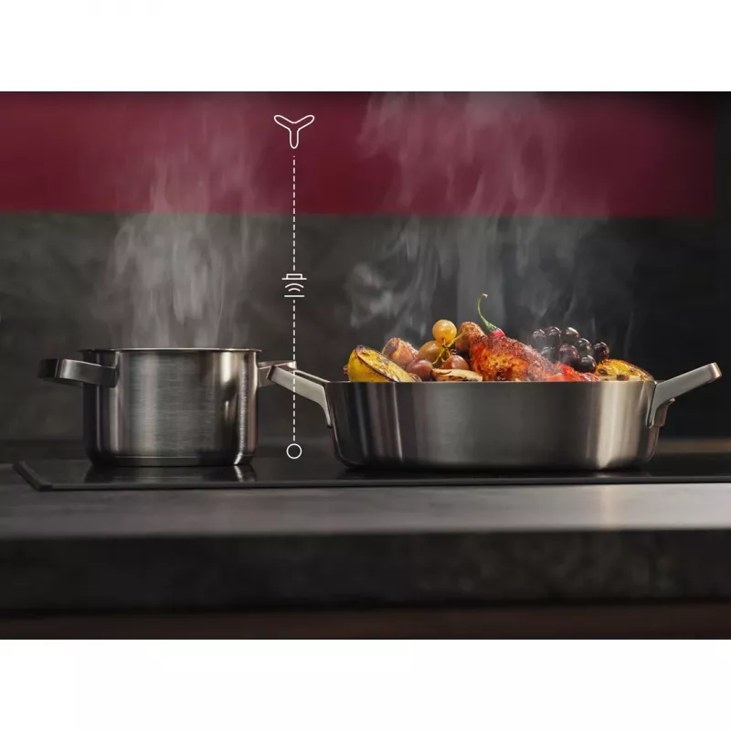 AEG DGE5661HM campana extractora integrada 55 cm acero inoxidable