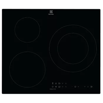 Electrolux LIT60336C placa de inducción 60cm con 3 zonas de cocción, negra
