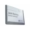 DURABLE Click Sign placa de puerta 149x105,5 mm montaje adhesivo/atornillado grafito