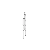 MAUL carril portapliegos 132 cm montaje en pared plata