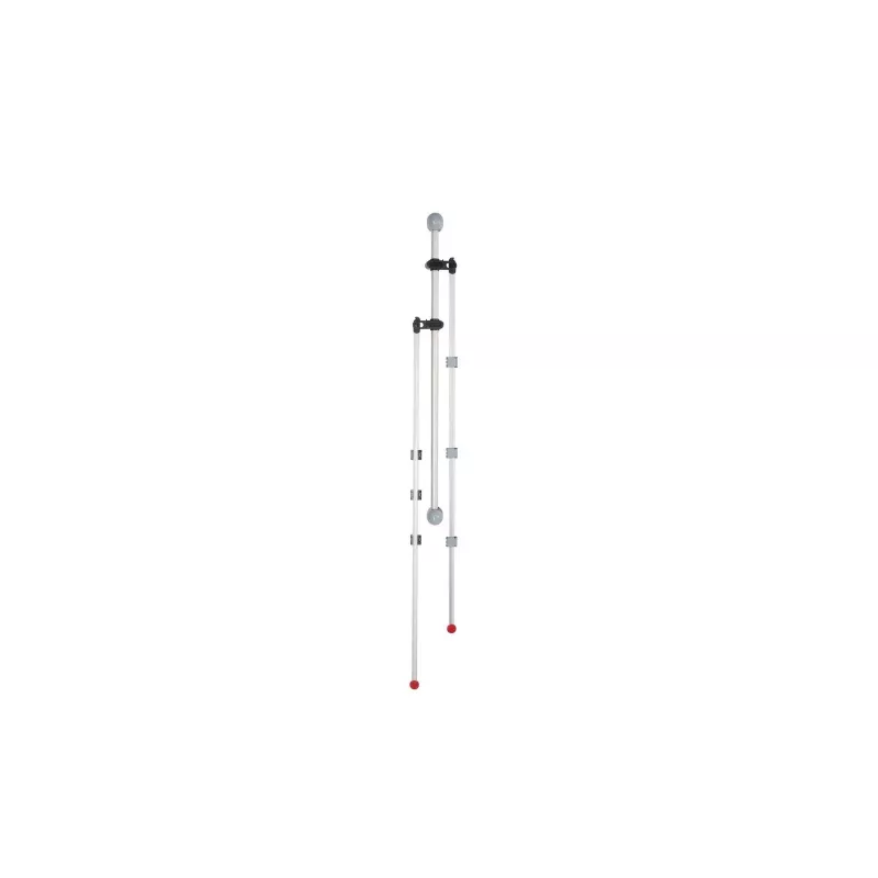 MAUL carril portapliegos 132 cm montaje en pared plata
