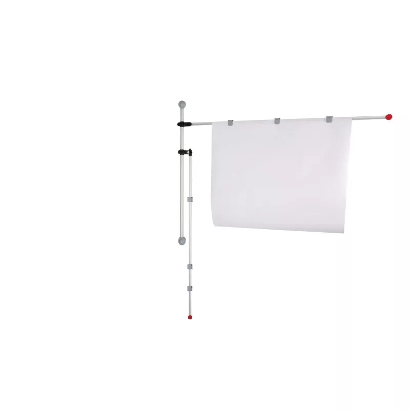 MAUL carril portapliegos 132 cm montaje en pared plata
