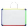 MAUL pizarra blanca 35 x 24 cm acero lacado blanco magnética borrable en seco con marco de aluminio