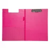 Carpeta con pinza MAUL con forro de plástico, DIN A4, rosa 2339222
