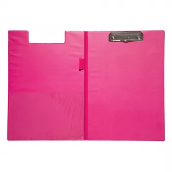 Carpeta con pinza MAUL con forro de plástico, DIN A4, rosa 2339222