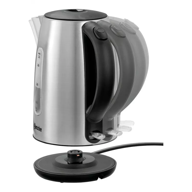 Hervidor inalámbrico Bartscher 200095 1,7L acero inoxidable 2200W plata