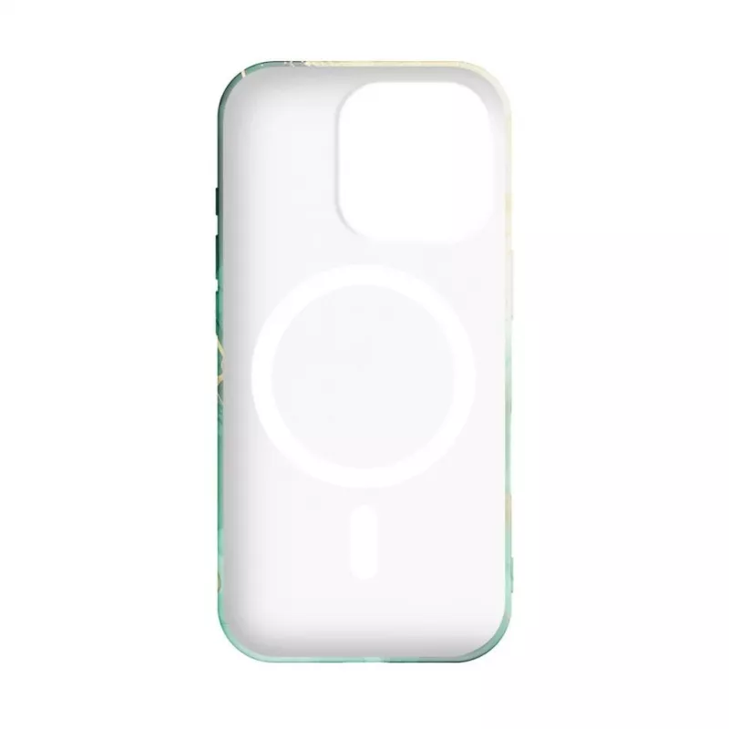 Evelatus Funda slim para Apple iPhone 16 Pro con MagSafe diseño Custom Print verde