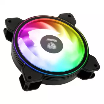 Ventilador Kolink Umbra HDB ARGB LED PWM 120mm - Negro/Blanco
