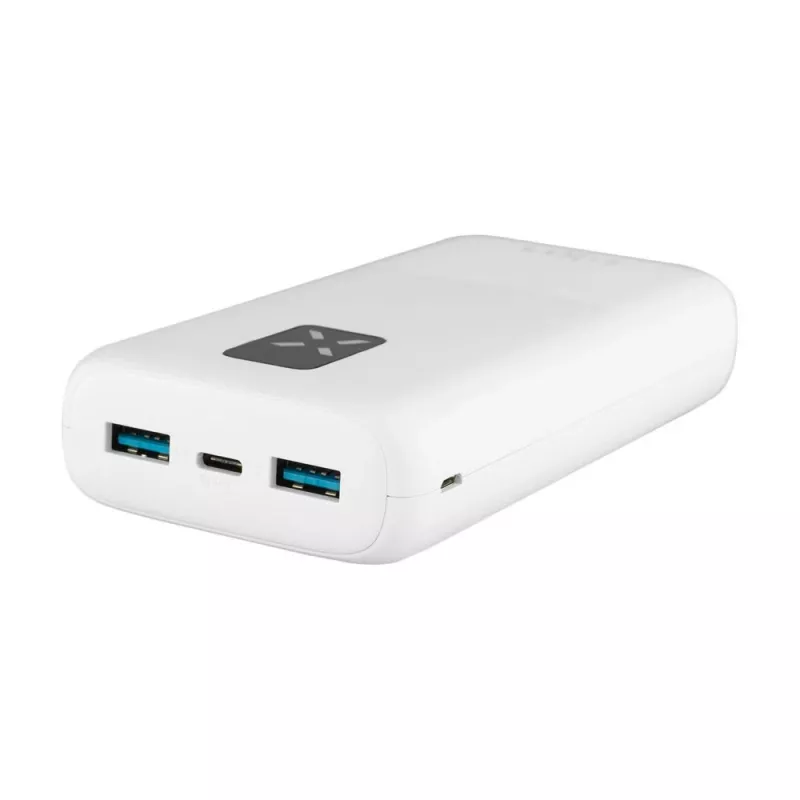 Fixed Zen 20 Batería externa 20000 mAh con pantalla LCD y salida PD 20W - Blanco FIXZEN-20-WH