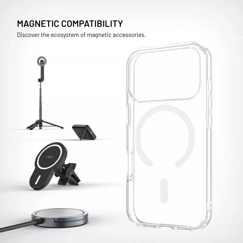 FIXED MagPure Cubierta trasera transparente para Xiaomi 13T / 13T Pro