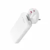 Fixed Slim Traveller Cargador de viaje 2xUSB-C con adaptadores internacionales, GaN, 45W – Blanco