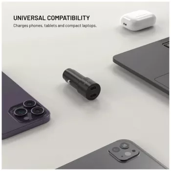 Fixed Cargador de coche doble USB-C 65W PD 3.0