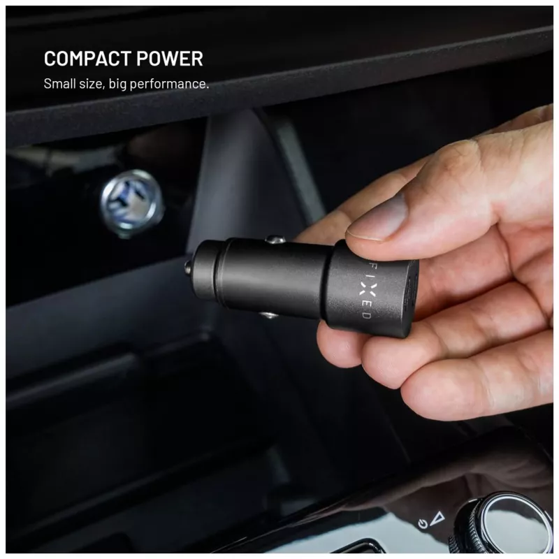 Fixed Cargador de coche doble USB-C 65W PD 3.0