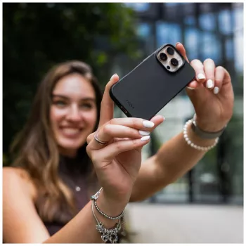 Fixed ReStory Funda trasera para Apple iPhone 16e, TPU, negro