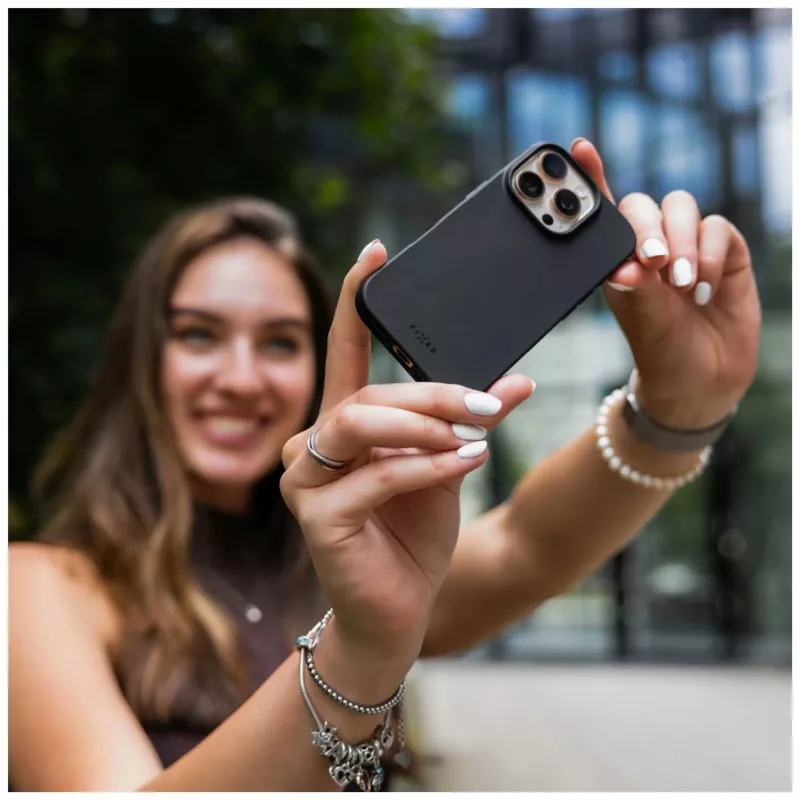 Fixed ReStory Funda trasera para Apple iPhone 16e, TPU, negro