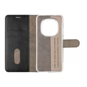 Fixed Opus Book Case para Xiaomi Redmi Note 15 Pro 5G - piel, negro