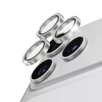 PanzerGlass Hoops protección cerámica para objetivo con purpurina plata para iPhone 18 Pro / 18 Pro Max