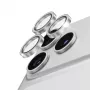 PanzerGlass Hoops protección cerámica para objetivo con purpurina plata para iPhone 18 Pro / 18 Pro Max