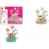 Marabu KiDS puzle 3D casa de hadas, set de construcción de madera de 43 piezas, contrachapado troquelado, montaje por encaje - 1 ud. 0317000000010