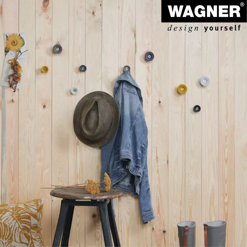 Wagner design yourself TULIP colgador de percha GH 0322, 1 gancho, taupe (17032221)