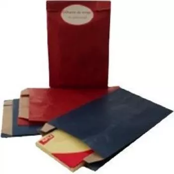 AGIPA bolsa de regalo de papel kraft rojo 180 x 350 mm, 50 g/m², 1 unidad 101652