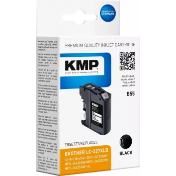 KMP B55 cartucho de tinta compatible negro para Brother DCP-J4120DW, MFC-J4420DW, MFC-J4620DW, MFC-J4625DW, MFC-J5720DW 1531.4001