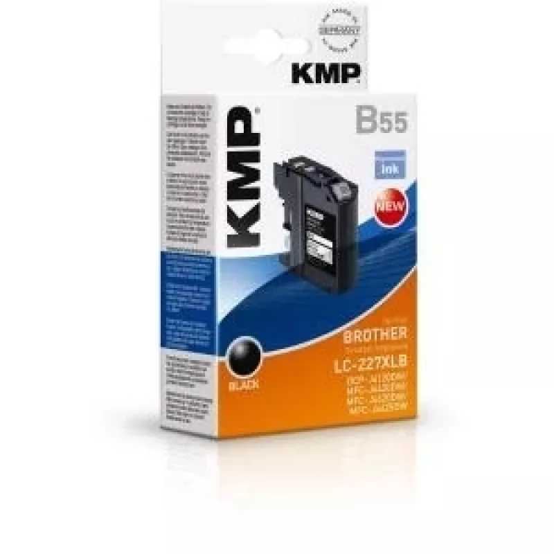 KMP B55 cartucho de tinta compatible negro para Brother DCP-J4120DW, MFC-J4420DW, MFC-J4620DW, MFC-J4625DW, MFC-J5720DW 1531.4001