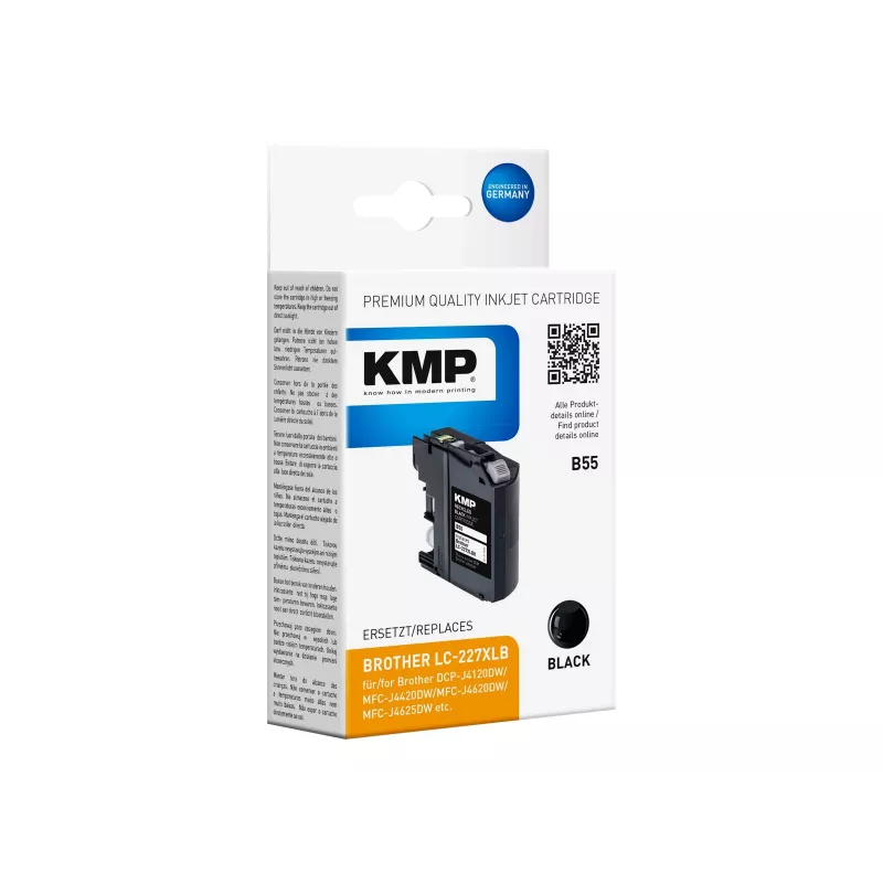 KMP B55 cartucho de tinta compatible negro para Brother DCP-J4120DW, MFC-J4420DW, MFC-J4620DW, MFC-J4625DW, MFC-J5720DW 1531.4001