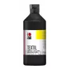 Marabu Textil pintura textil, negro, 500 ml, base agua, para textiles claros, resistente al lavado hasta 40°C 17160075073