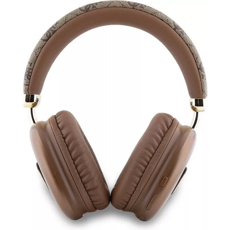 GUESS auriculares over-ear Bluetooth 5.3 con logo 4G Triangle, marrón