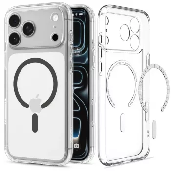 SPIGEN Ultra Hybrid MagSafe iPhone 17 Pro / 18 Pro Transparente/Grafito