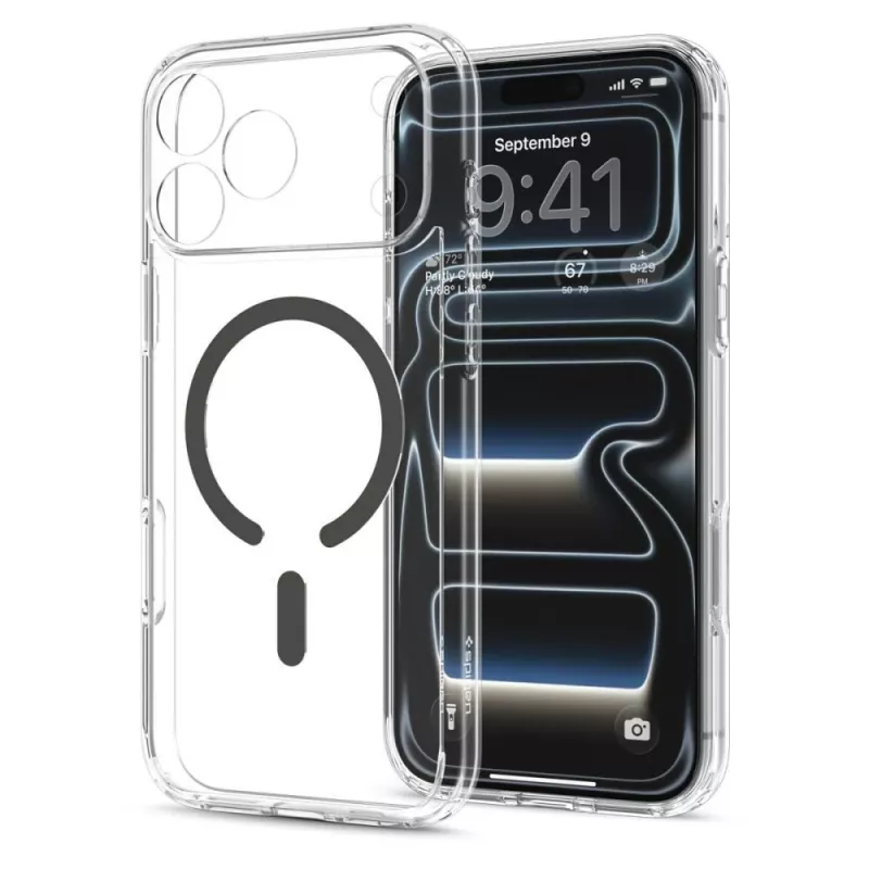 SPIGEN Ultra Hybrid MagSafe iPhone 17 Pro / 18 Pro Transparente/Grafito