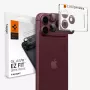 Spigen Optik Pro XL GLAS.TR EZ Fit protector de objetivo de cámara para iPhone 18 Pro – Dark Cherry